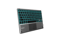 Subblim Smart Backlit Teclado Bluetooth con Touchpad Gris
