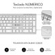 Subblim Pure Extended Teclado Inalámbrico Bluetooth Plata