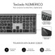 Subblim Pure Extended Teclado Inalámbrico Bluetooth Gris