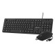 Subblim Pack Business Slim Teclado y Ratón 1200DPI Negro