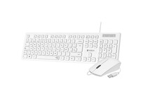 Subblim Combo Business Slim Teclado + Ratón USB Silencioso Blanco