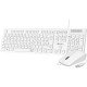 Subblim Combo Business Slim Teclado + Ratón USB Silencioso Blanco