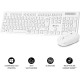 Subblim Combo Business Slim Inalámbrico Teclado + Ratón Blanco