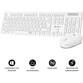 Subblim Combo Business Slim Inalámbrico Teclado + Ratón Blanco Subblim Combo Business Slim Inalámbrico Teclado + Ratón Blanco