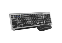 Subblim Prestige Combo Multidispositivo Teclado Inalámbrico + Ratón Gris/Negro