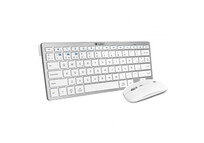 Subblim Combo Teclado y Ratón Inalámbrico Blanco