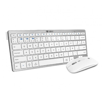 Subblim Combo Teclado y Ratón Inalámbrico Blanco