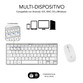 Subblim Combo Teclado y Ratón Inalámbrico Blanco