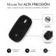 Subblim Dual Flat Mouse Ratón Óptico Inalámbrico 1600DPI Negro