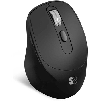 Subblim Comfort Ergo Dual Ratón Ergonómico Inalámbrico para Diestros 2400 DPI Negro