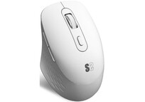 Subblim Curve Ergo Dual Ratón Ergonómico Inalámbrico Blanco