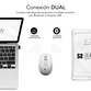Subblim Curve Ergo Dual Ratón Ergonómico Inalámbrico Blanco Subblim Curve Ergo Dual Ratón Ergonómico Inalámbrico Blanco