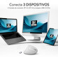 Subblim Glide Vertical Ergo Dual Ratón Vertical Ergonómico Inalámbrico para Diestros 1600 DPI Blanco Subblim Glide Vertical Ergo Dual Ratón Vertical Ergonómico Inalámbrico para Diestros 1600 DPI Blanco