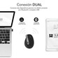 Ratón Subblim inalámbrico 4000 DPI Dual Bluetooth/2.4GHz batería recargable silencioso