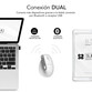 Ratón SUBBLIM inalámbrico 4000 DPI vertical ergonómico Bluetooth dual Ratón SUBBLIM inalámbrico 4000 DPI vertical ergonómico Bluetooth dual
