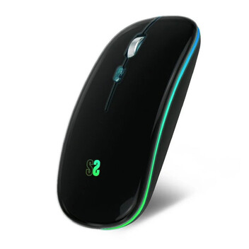 Subblim LED Dual Flat Mouse Ratón Óptico Inalámbrico RGB 1600DPI Negro Subblim LED Dual Flat Mouse Ratón Óptico Inalámbrico RGB 1600DPI Negro