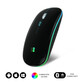 Subblim LED Dual Flat Mouse Ratón Óptico Inalámbrico RGB 1600DPI Negro Subblim LED Dual Flat Mouse Ratón Óptico Inalámbrico RGB 1600DPI Negro