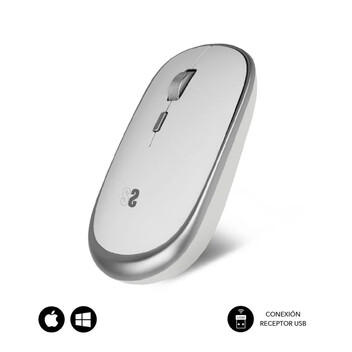 Subblim Wireless Mini Mouse Ratón Óptico Inalámbrico Blanco Subblim Wireless Mini Mouse Ratón Óptico Inalámbrico Blanco