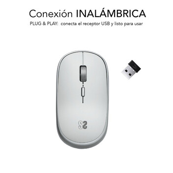 Subblim Wireless Mini Mouse Ratón Óptico Inalámbrico Blanco Subblim Wireless Mini Mouse Ratón Óptico Inalámbrico Blanco