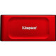 Disco Duro Kingston XS1000 Disco SSD Externo 2TB USB 3.2 Rojo