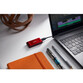 Disco Duro Kingston XS1000 Disco SSD Externo 2TB USB 3.2 Rojo