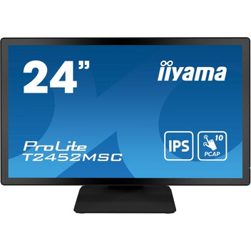 Monitor Iiyama T2452MSC-B1 23.8″ 1080p IPS Táctil 10 puntos PCAP Altavoces USB HDMI VESA