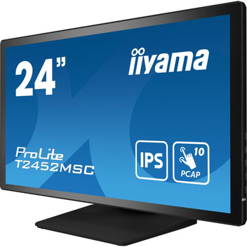 Monitor Iiyama T2452MSC-B1 23.8″ 1080p IPS Táctil 10 puntos PCAP Altavoces USB HDMI VESA
