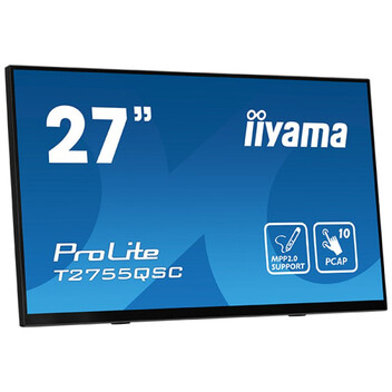 Monitor iiyama ProLite T2755QSC-B1 27" IPS QHD Altavoces Táctil Monitor iiyama ProLite T2755QSC-B1 27" IPS QHD Altavoces Táctil