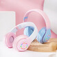 Kinsi B39M Auriculares Inalámbricos Bluetooth RGB Azules