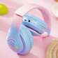 Kinsi B39M Auriculares Inalámbricos Bluetooth RGB Azules