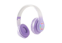 Kinsi B39M Auriculares Inalámbricos Bluetooth RGB Morado