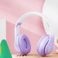 Kinsi B39M Auriculares Inalámbricos Bluetooth RGB Morado Kinsi B39M Auriculares Inalámbricos Bluetooth RGB Morado