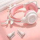 Kinsi SY-G35 Auriculares Gaming RGB con Orejas Rosa Kinsi SY-G35 Auriculares Gaming RGB con Orejas Rosa