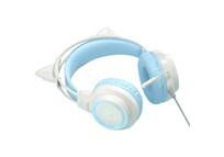 Kinsi SY-G35 Auriculares Gaming RGB con Orejas Azul Kinsi SY-G35 Auriculares Gaming RGB con Orejas Azul
