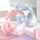 Kinsi SY-G35 Auriculares Gaming RGB con Orejas Azul Kinsi SY-G35 Auriculares Gaming RGB con Orejas Azul