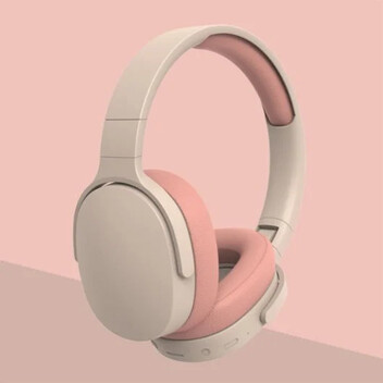 Kinsi P2961 Auriculares Inalámbricos Bluetooth de Diadema Reducción de Ruido Rosas