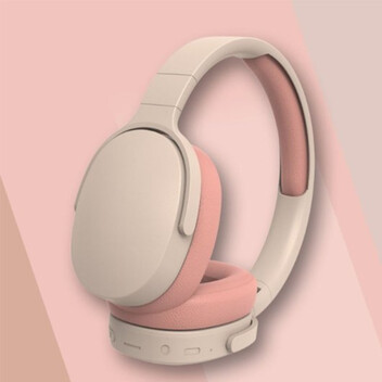 Kinsi P2961 Auriculares Inalámbricos Bluetooth de Diadema Reducción de Ruido Rosas