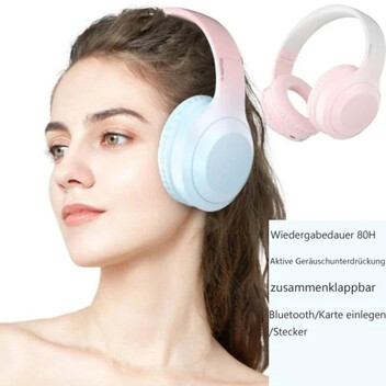 Kinsi V5PRO Auriculares Inalámbricos Bluetooth con Cancelación de Ruido Degradado Rosa Kinsi V5PRO Auriculares Inalámbricos Bluetooth con Cancelación de Ruido Degradado Rosa