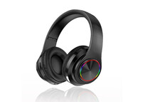 Kinsi B39 Auriculares Inalámbricos Bluetooth HiFi RGB Negros