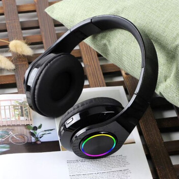 Kinsi B39 Auriculares Inalámbricos Bluetooth HiFi RGB Negros