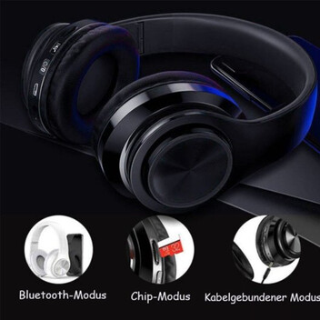 Kinsi B39 Auriculares Inalámbricos Bluetooth HiFi RGB Negros