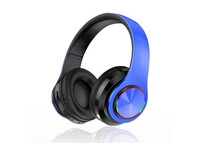 Kinsi B39 Auriculares Inalámbricos Bluetooth HiFi RGB Azules