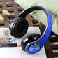 Kinsi B39 Auriculares Inalámbricos Bluetooth HiFi RGB Azules