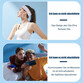 Kinsi I113 Auriculares Inalámbricos Bluetooth Clip Ear Blancos