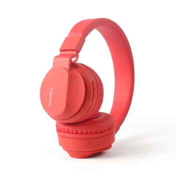 Kinsi Bobo-1 Auriculares Infantiles con Cable/Inalámbrico con Ranura para Insertar Tarjeta TF Rojos Kinsi Bobo-1 Auriculares Infantiles con Cable/Inalámbrico con Ranura para Insertar Tarjeta TF Rojos