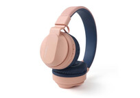 Kinsi Bobo-1 Auriculares Infantiles con Cable/Inalámbrico con Ranura para Insertar Tarjeta TF Rosas