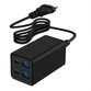 Fuente de Alimentación Gembird 65W GaN Alta Eficiencia TA-UC-2A2C-PD65-01-BK 4 P