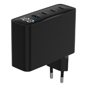 Fuente de Alimentación Gembird 100W Modelo TA-UC-PDQC100LCD-01-BK Power Delivery