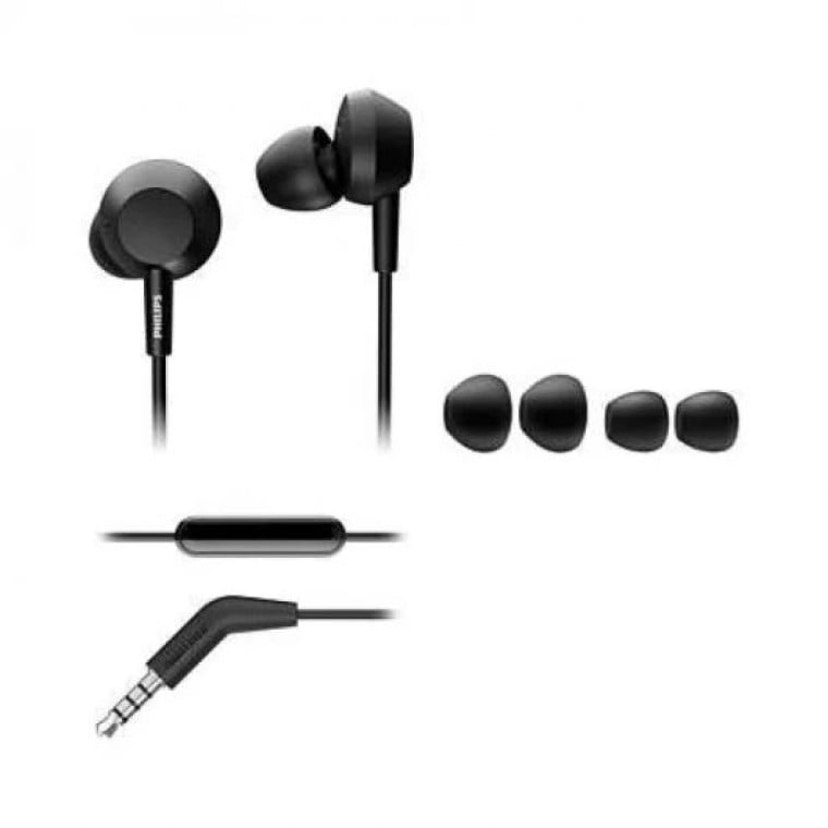 Philips TAE4105BK/00 Auriculares con Micrófono Negros