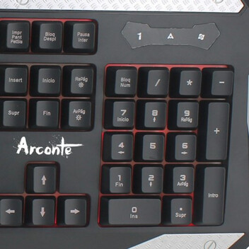 Talius Arconte Teclado Gaming Retroiluminado Negro